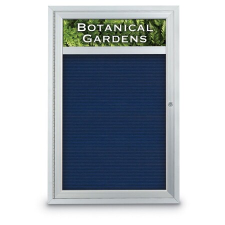 United Visual Products Indoor Enclosed Combo Board, 42"x32", Black Frame/Green & Keylime UVCB4232B-GREEN-KEYLIME